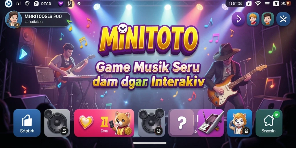 Tampilan gameplay menarik dari MINITOTO dengan variasi lagu.