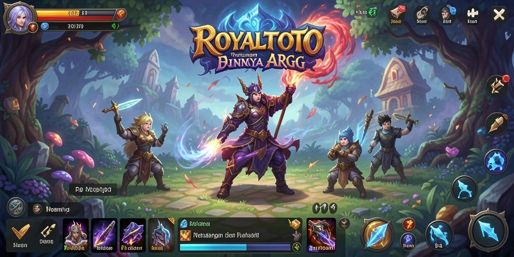 Tampilan menarik gameplay ARPG di ROYALTOTO.