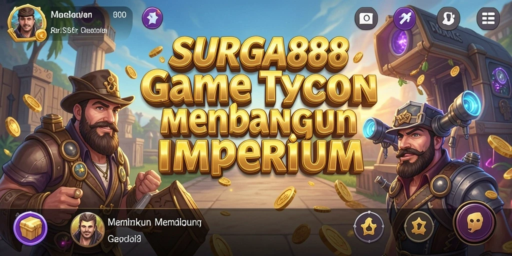 Tampilan gameplay SURGA88 yang menarik dan penuh strategi Tycoon.