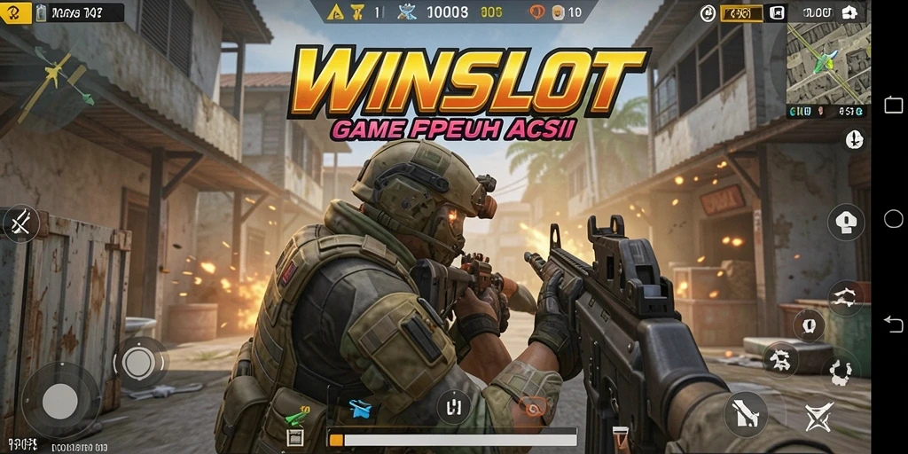 Screenshot WINSLOT menunjukkan aksi tembak-menembak yang mendebarkan.